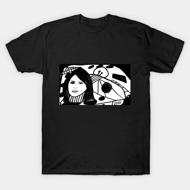 The Melania Falcon T-Shirt by SaifsArt